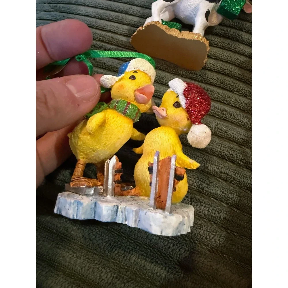 The‎ Danbury Mint Baby Animal Ornaments Collection Set Of 10 Christmas Holiday